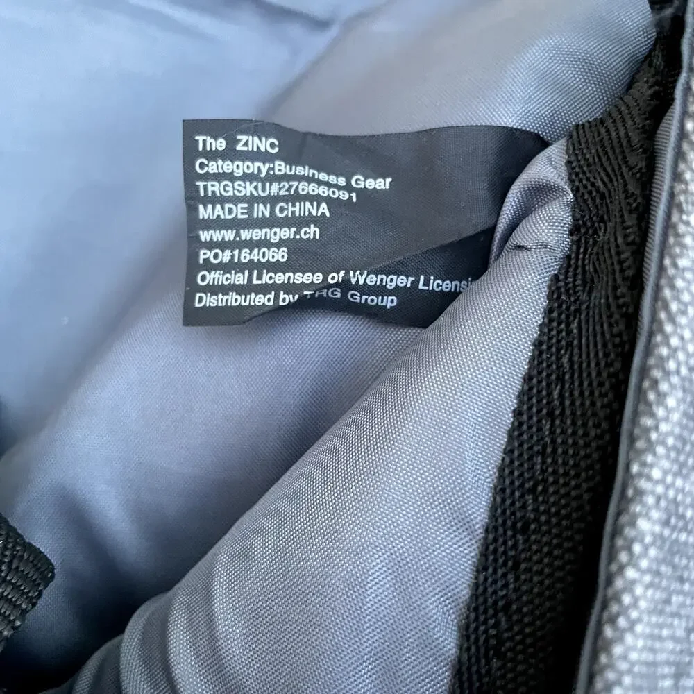 Swiss Gear The Zinc Grey Denim Messenger Bag